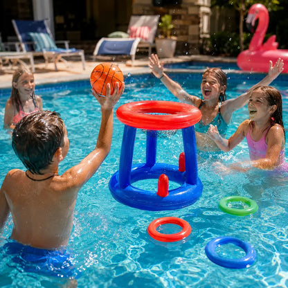 Marlo™ Inflatable Pool Basketball Hoop